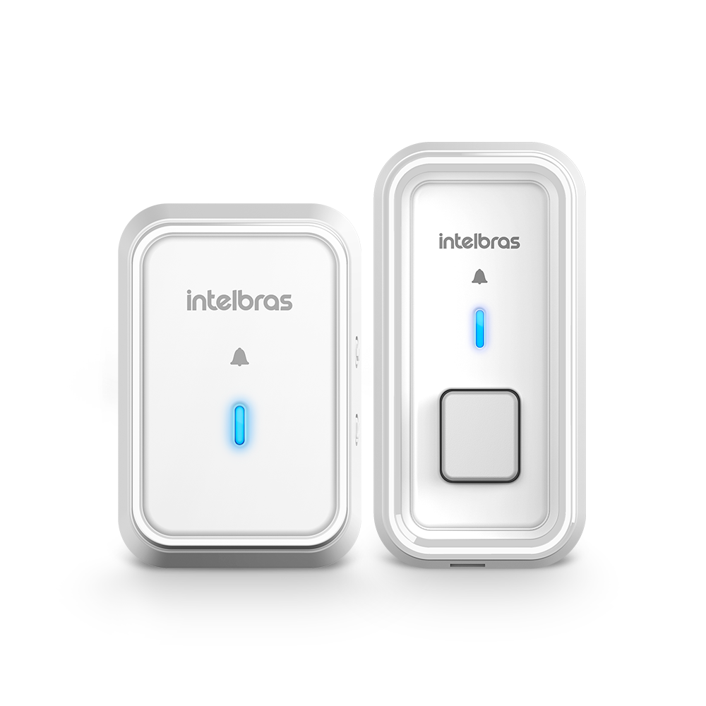 Campainha Sem Fio com Bateria Intelbras CIB 101 Branco