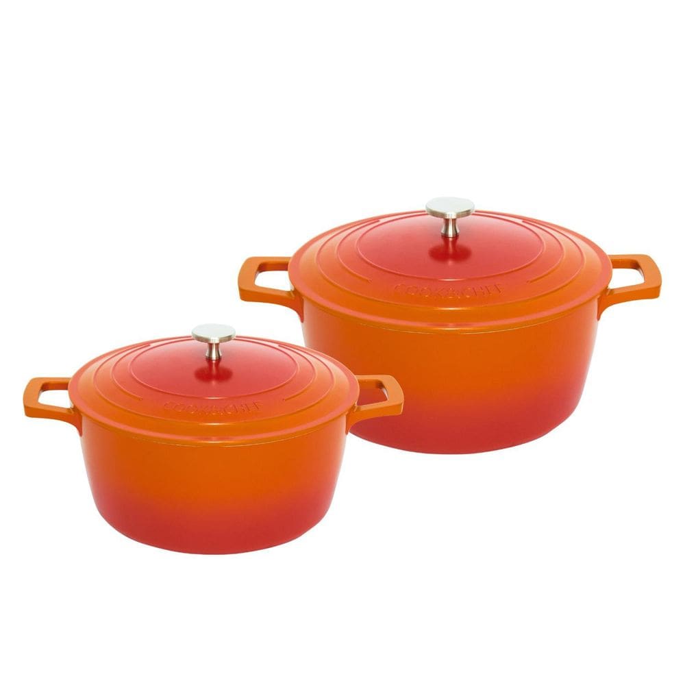 Kit 2 Panelas Mimo Cook&Chef - Laranja