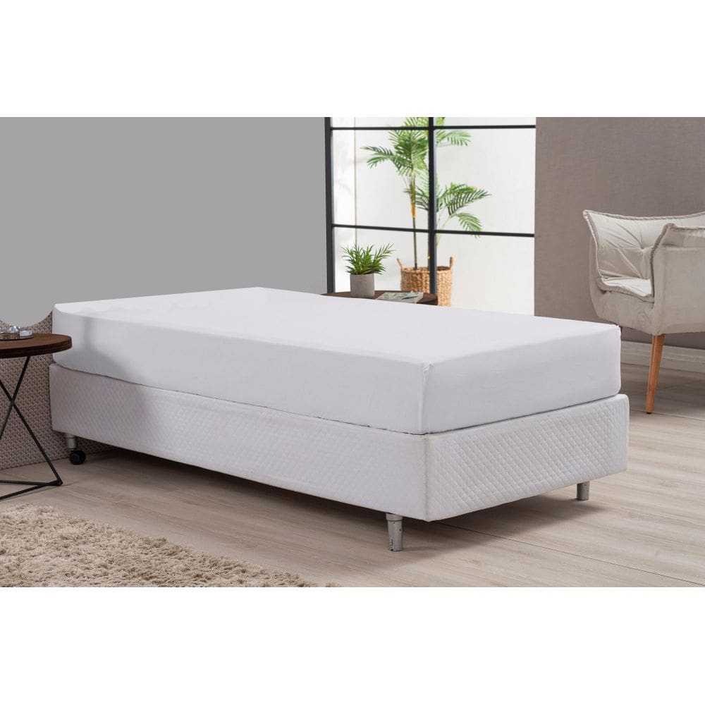 Lençol Sem Fronha Hotel Clinica Solteiro Branco