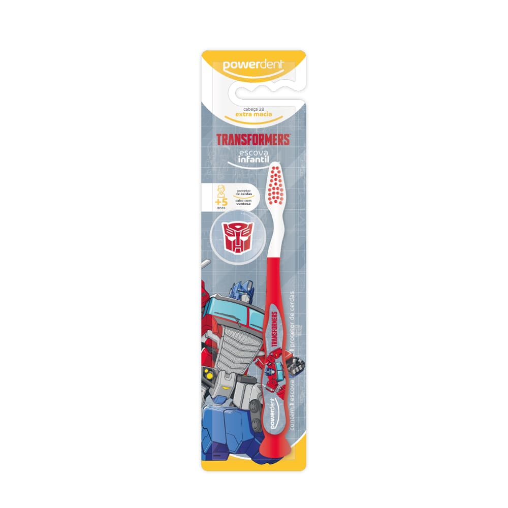 Escova De Dentes Infantil Transformers