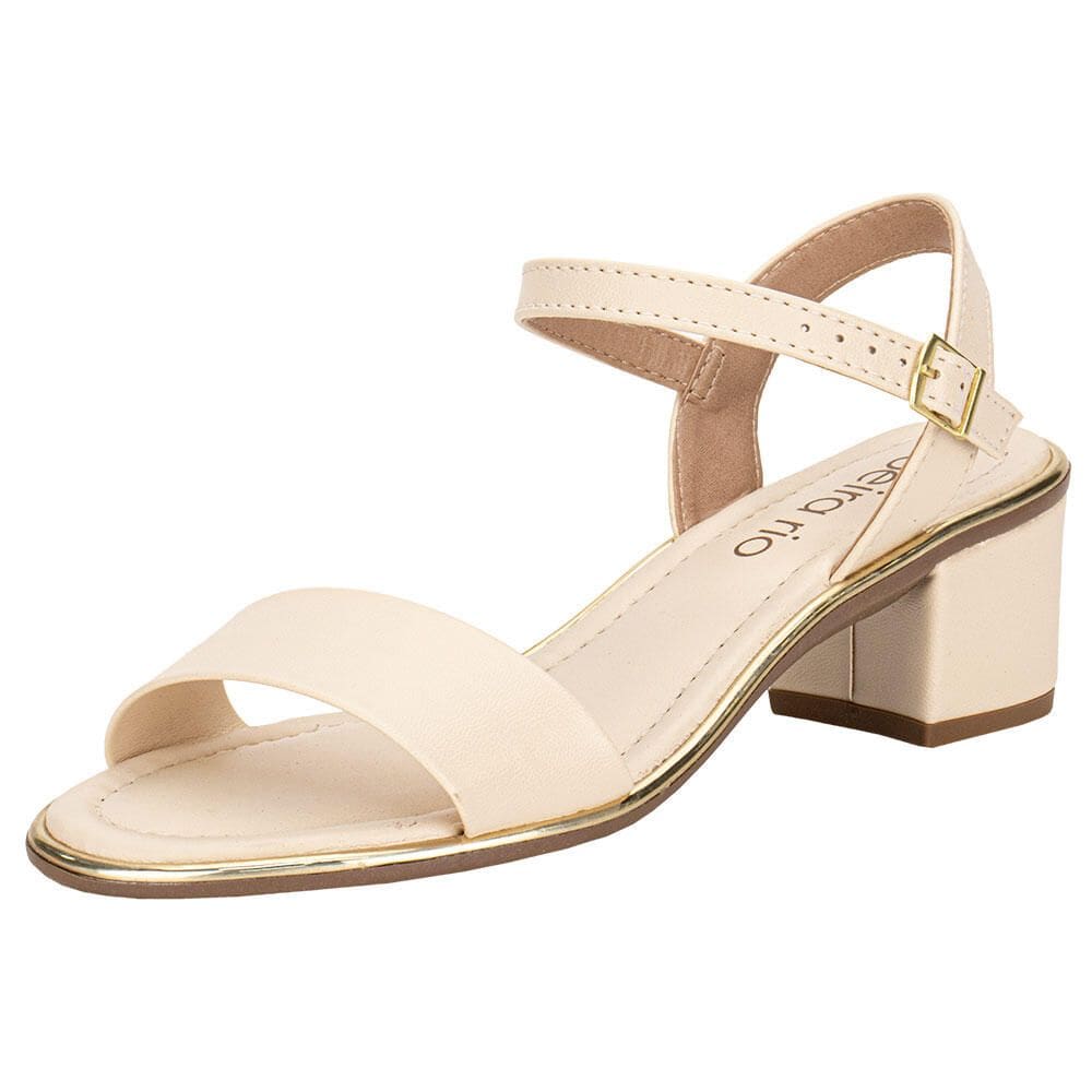 Sandália Feminina Salto Médio Beira Rio - 8379203