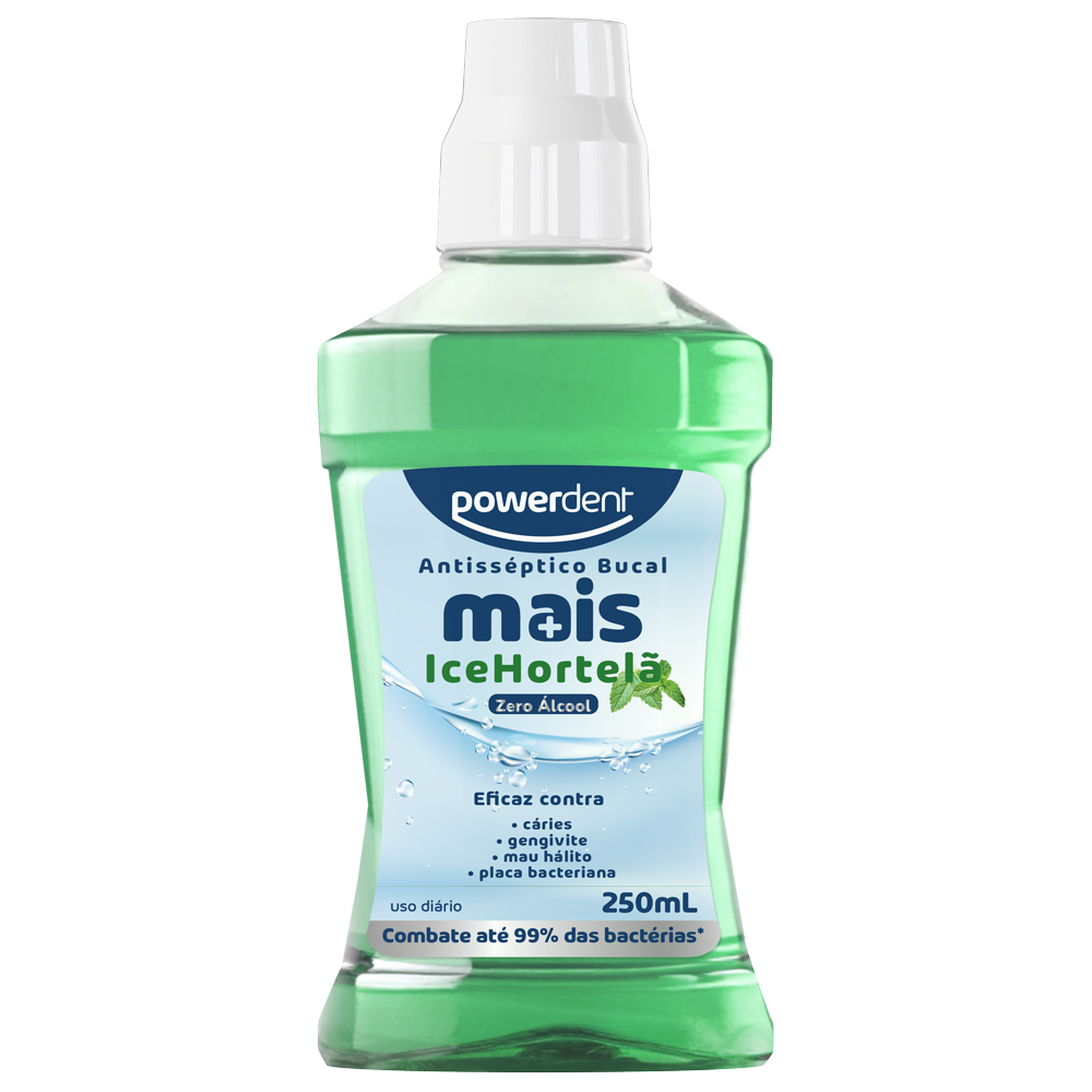 ANTISSEPTICO BUCAL ZERO ALCOOL MAIS ICE HORTELA 250ml