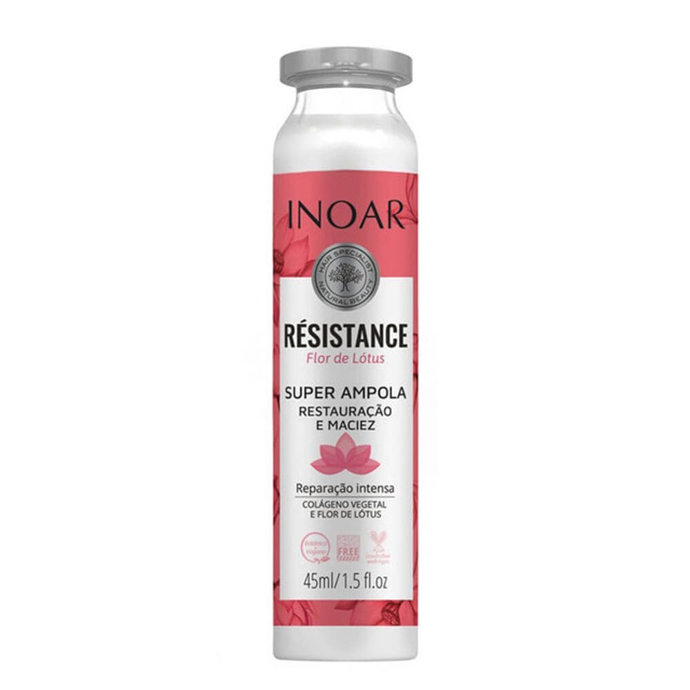 Inoar Super Ampola Resistance Flor de Lotus 45ml