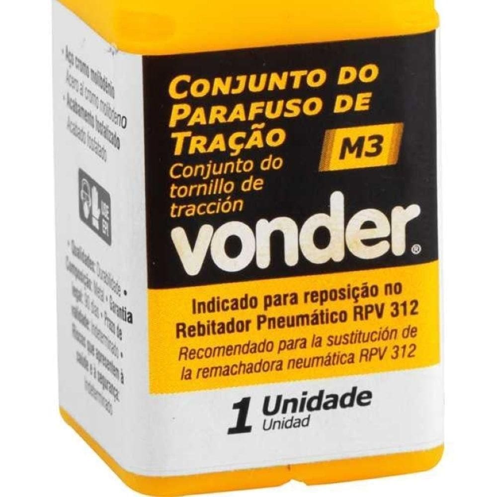 Conjunto Do Parafuso De Tração M3 Para Rpv312 Vonder