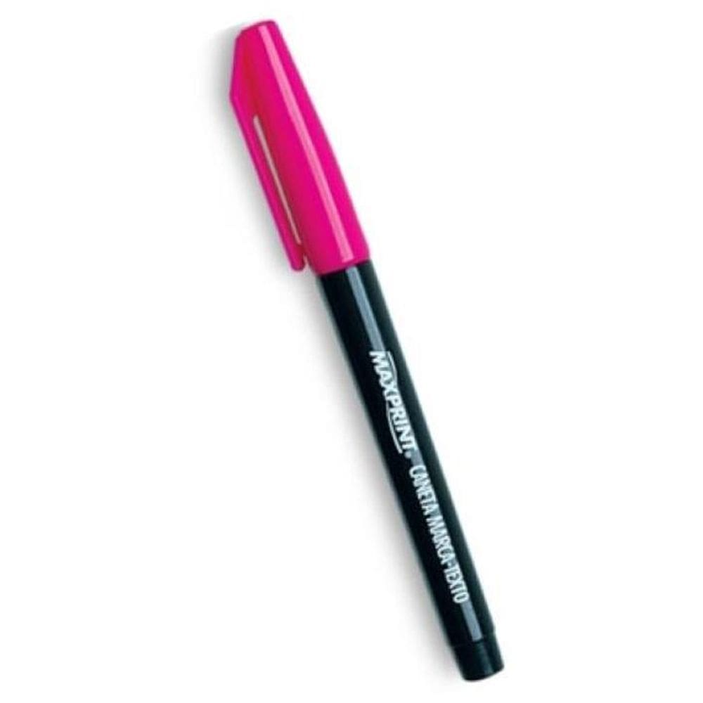 Caneta Marca Texto Maxprint 703071 - Rosa