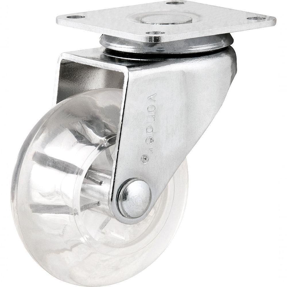 Rodizio Giratório 1.3-8 Leve 20kg Poliuretano Transparente