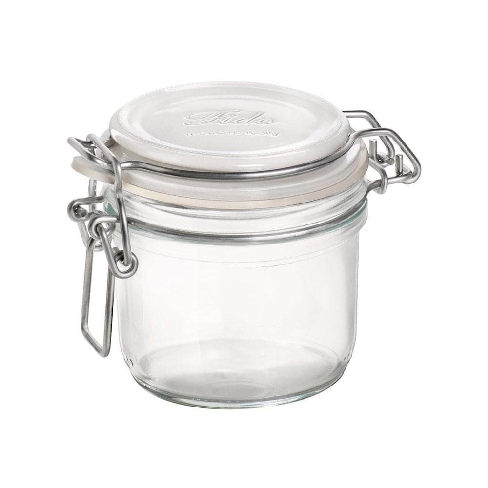 Pote De Vidro Hermético Bormioli Rocco Fido Branco 200Ml