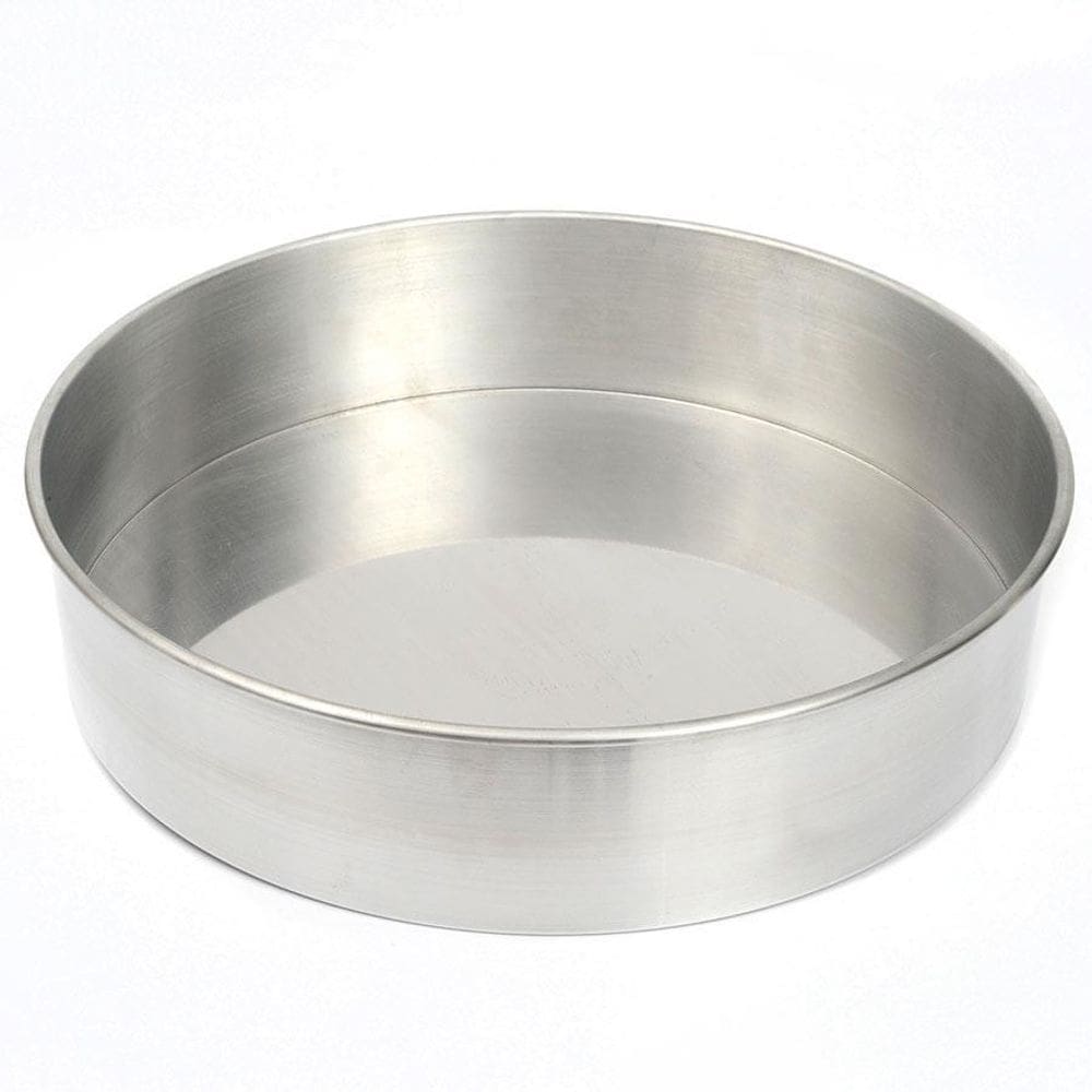 Jogo 2 Formas Assadeira Bolo Redonda 30X10 E 35X10 Alumínio