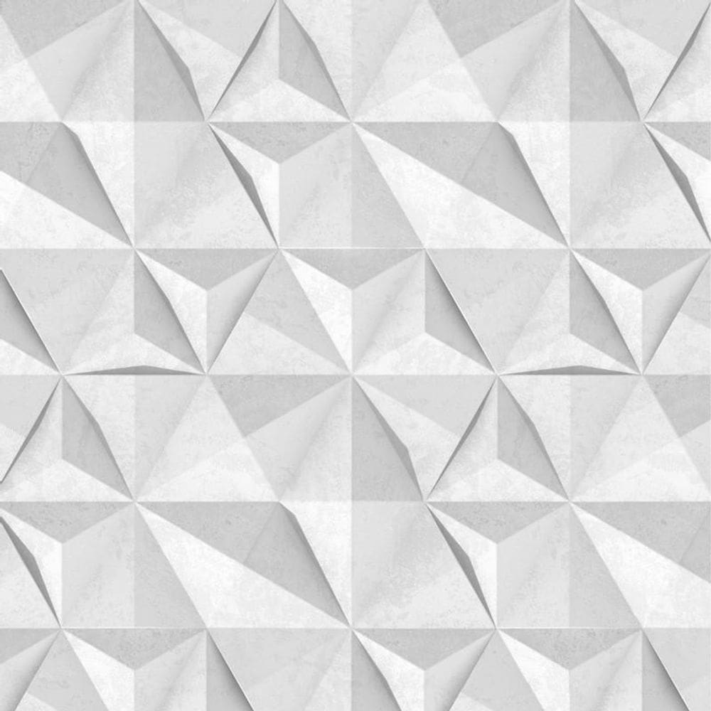 Papel De Parede 3D Losango Pirâmide Autocolante Decorativo