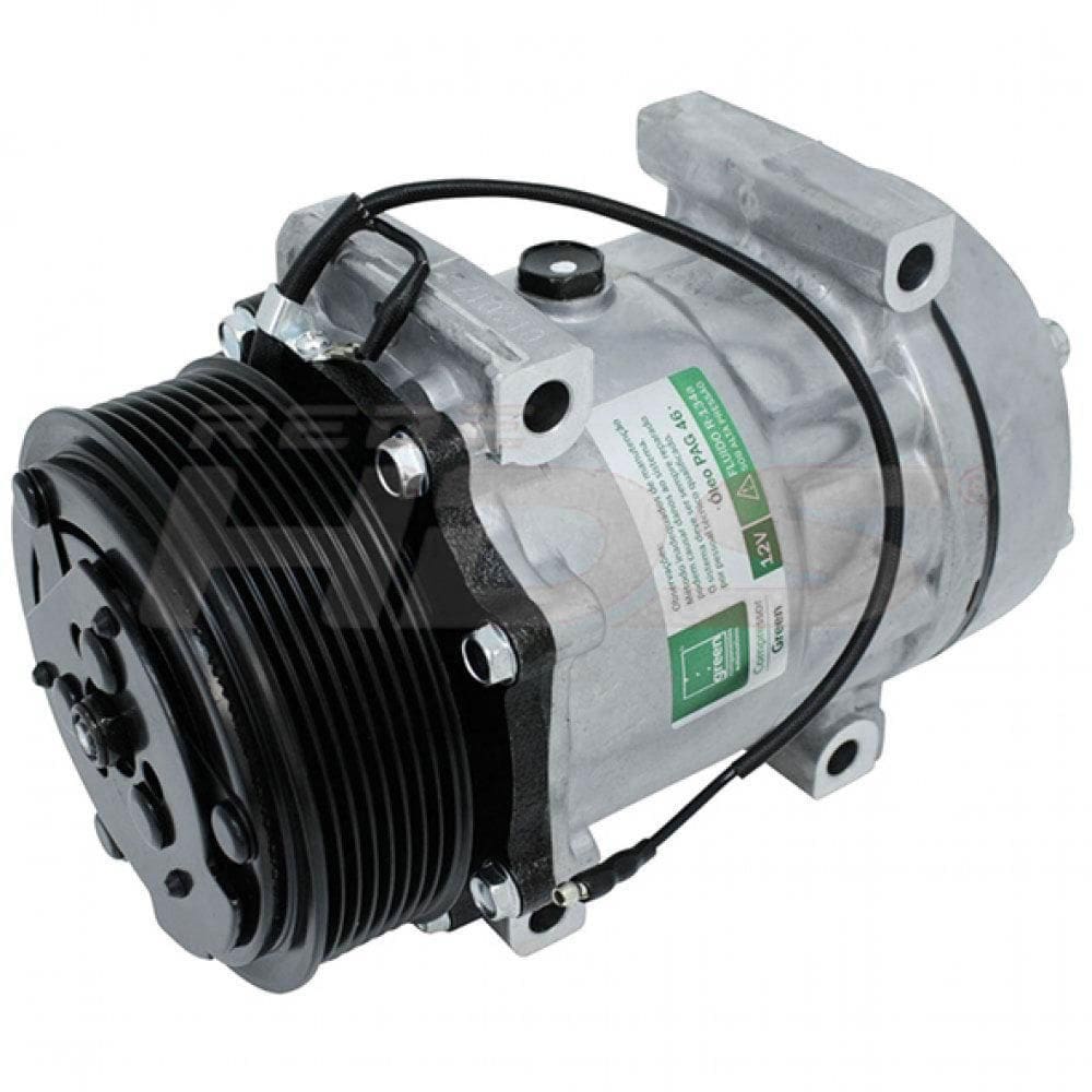 Compressor de Ar Universal 7H15 8PK 12V Flex 4 Fix. Green