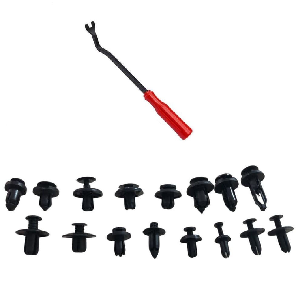 Kit 620 Presilhas Grampos Fixadores Automotivo + Ferramenta
