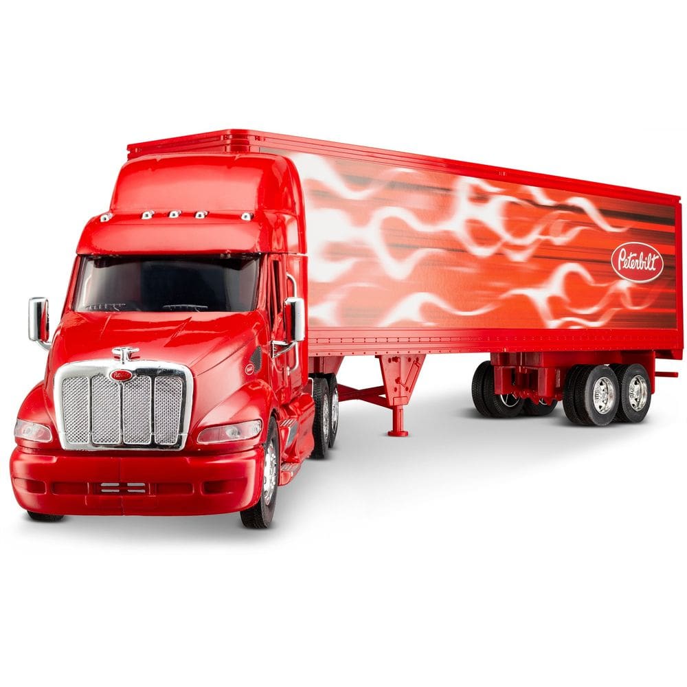 Caminhão de brinquedo Wheel Master Peterbilt Tractor Trailer 387 1/32