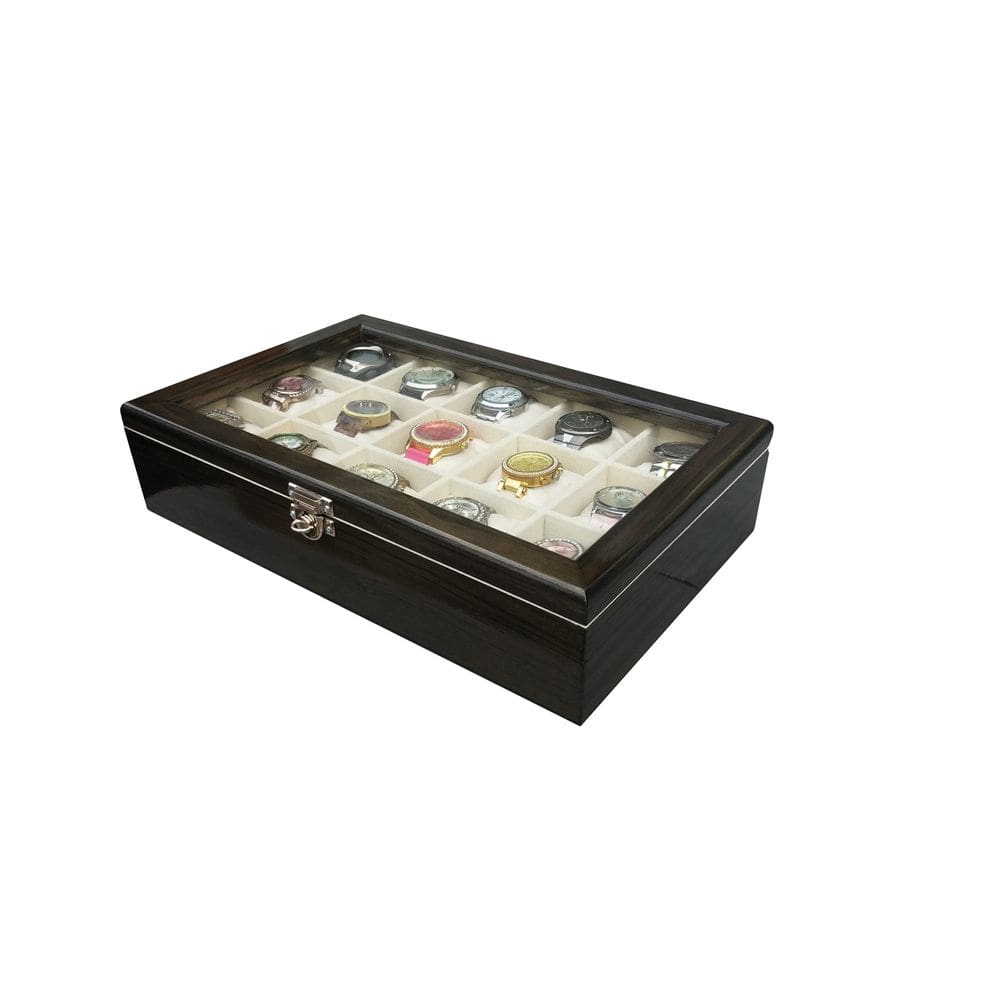 Estojo para Relógios em Madeira Maciça - Organizador