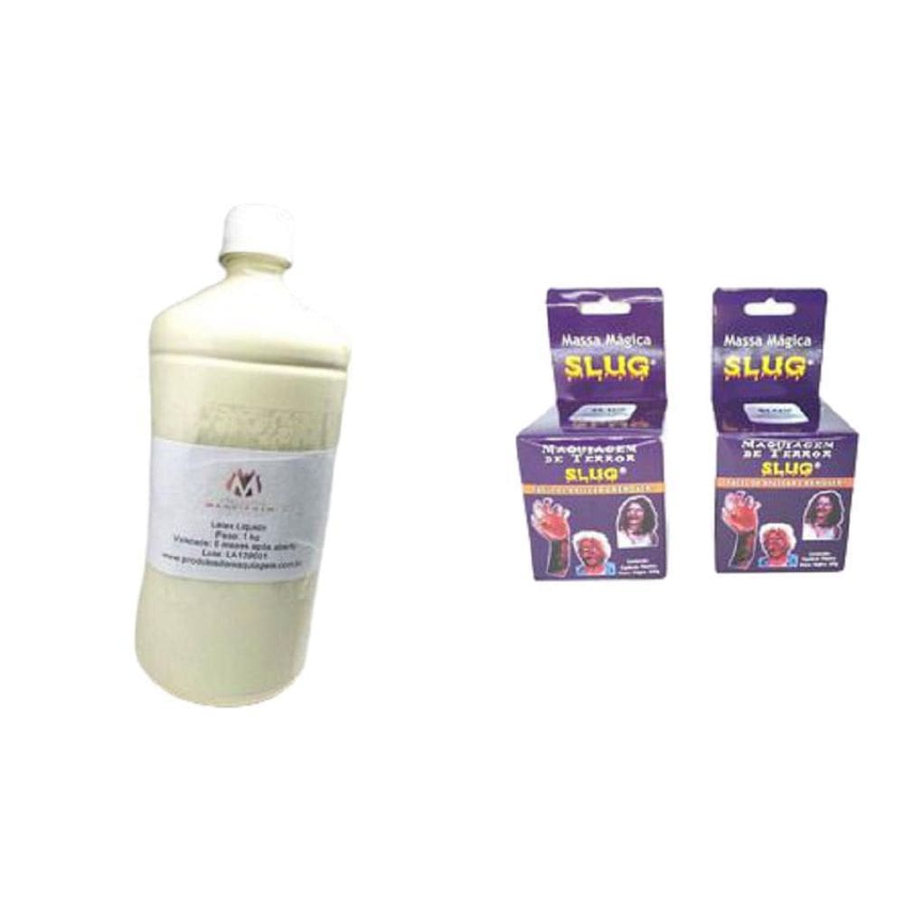 Kit Slug 2 Massas De 200 Gr Cada + Látex 2 Litros