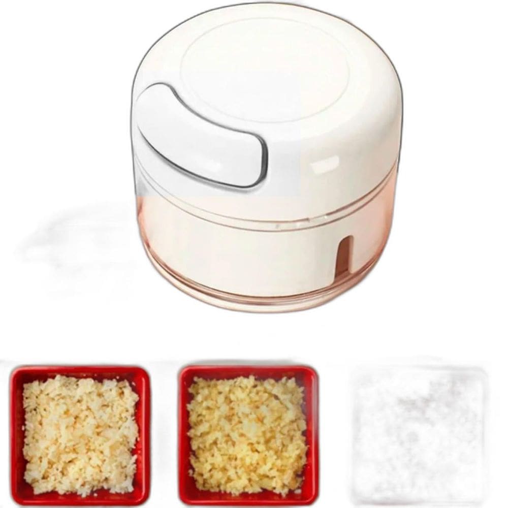 Mini Processador Manual Alimentos Triturador Cozinha Tempero