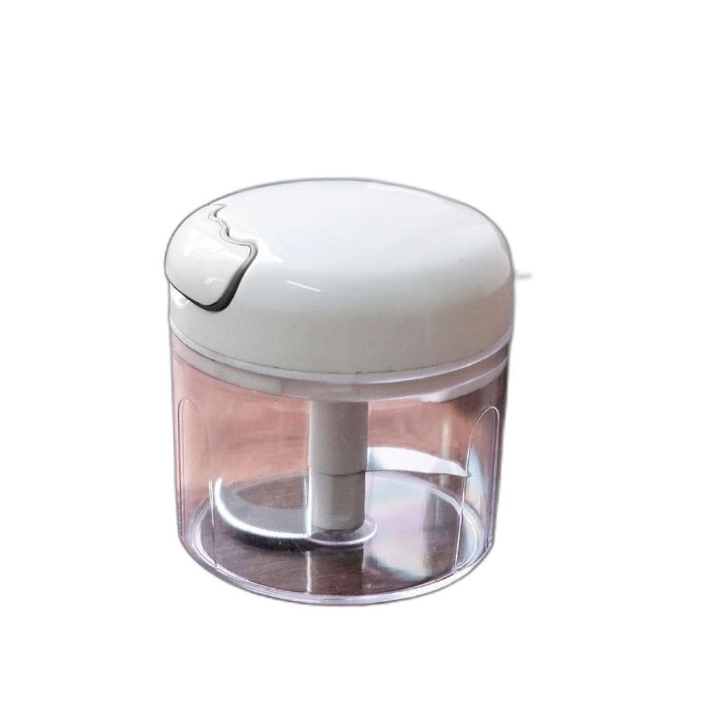 Mini Triturador De Alimentos Puxador Corda Manual