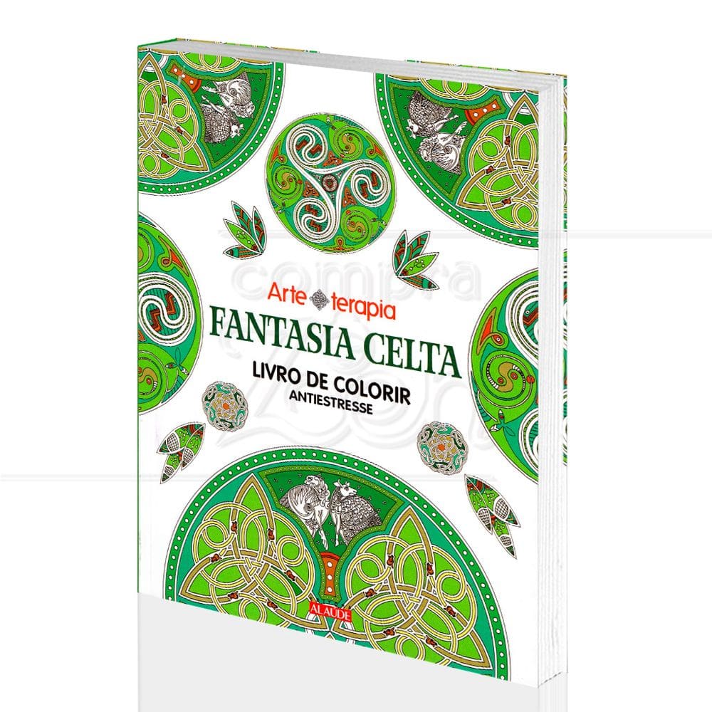Livro para colorir Fantasia Celta