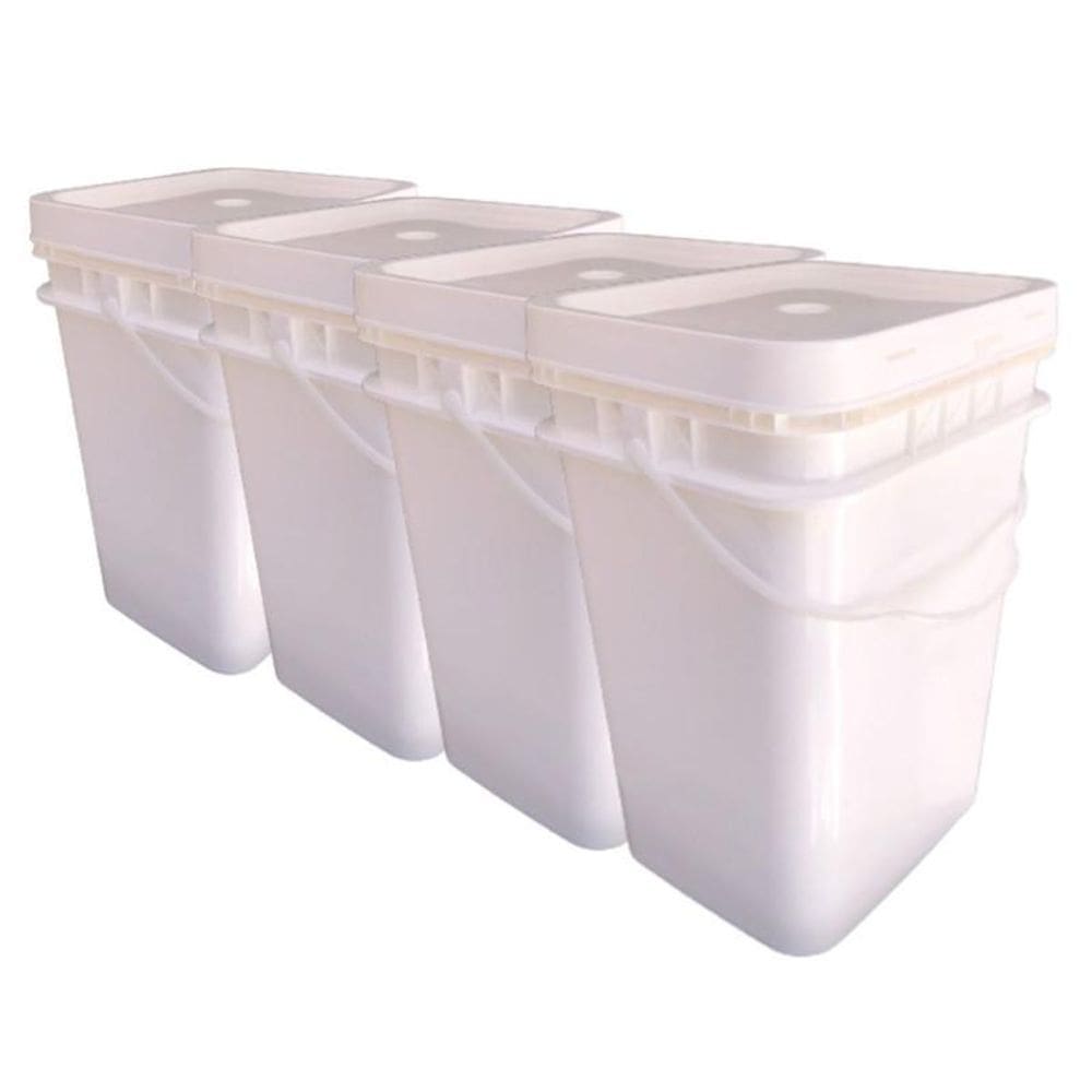 Balde P Yakissoba Retangular 20L 4 Pçs