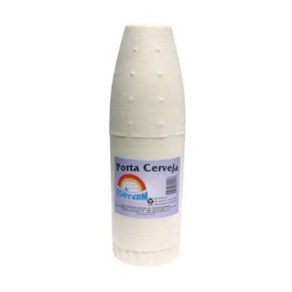 Porta Garrafa Isopor Cerveja 1L - Isoterm 10 unid