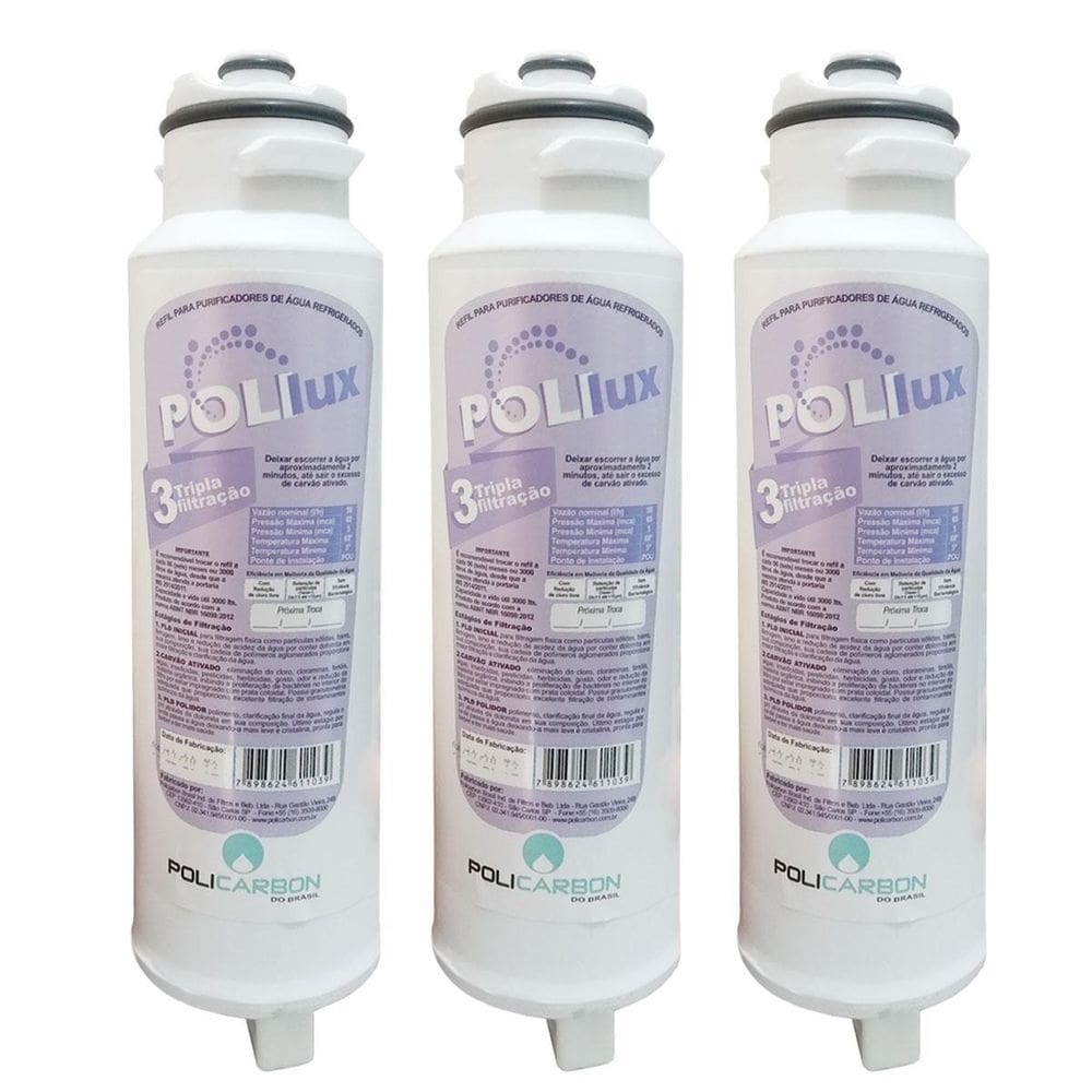 Filtro Refil Electrolux Pa10 Pa20 Pa25 Pa30 Pa40 3Un