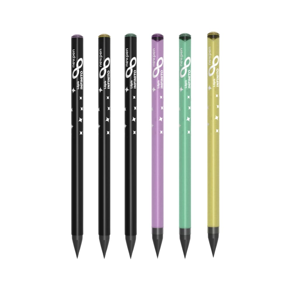 Lápis Preto HB Infinito Diamante Newpen (Unidade)