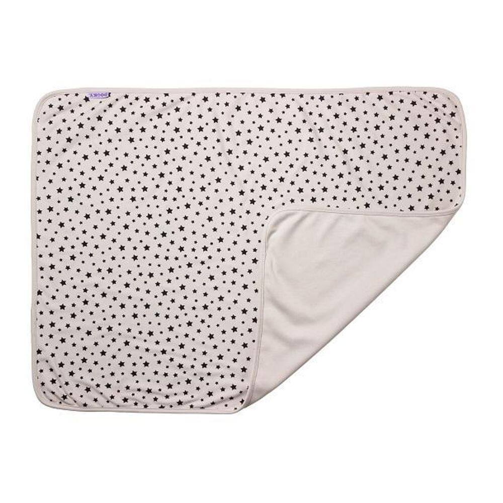 Manta - Blanket - Estampa Estrelas - Cinza Claro