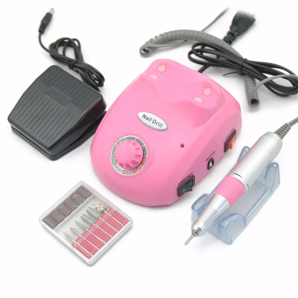 Lixadeira Elétrica para Unhas de Gel Rosa 110v YDTECH