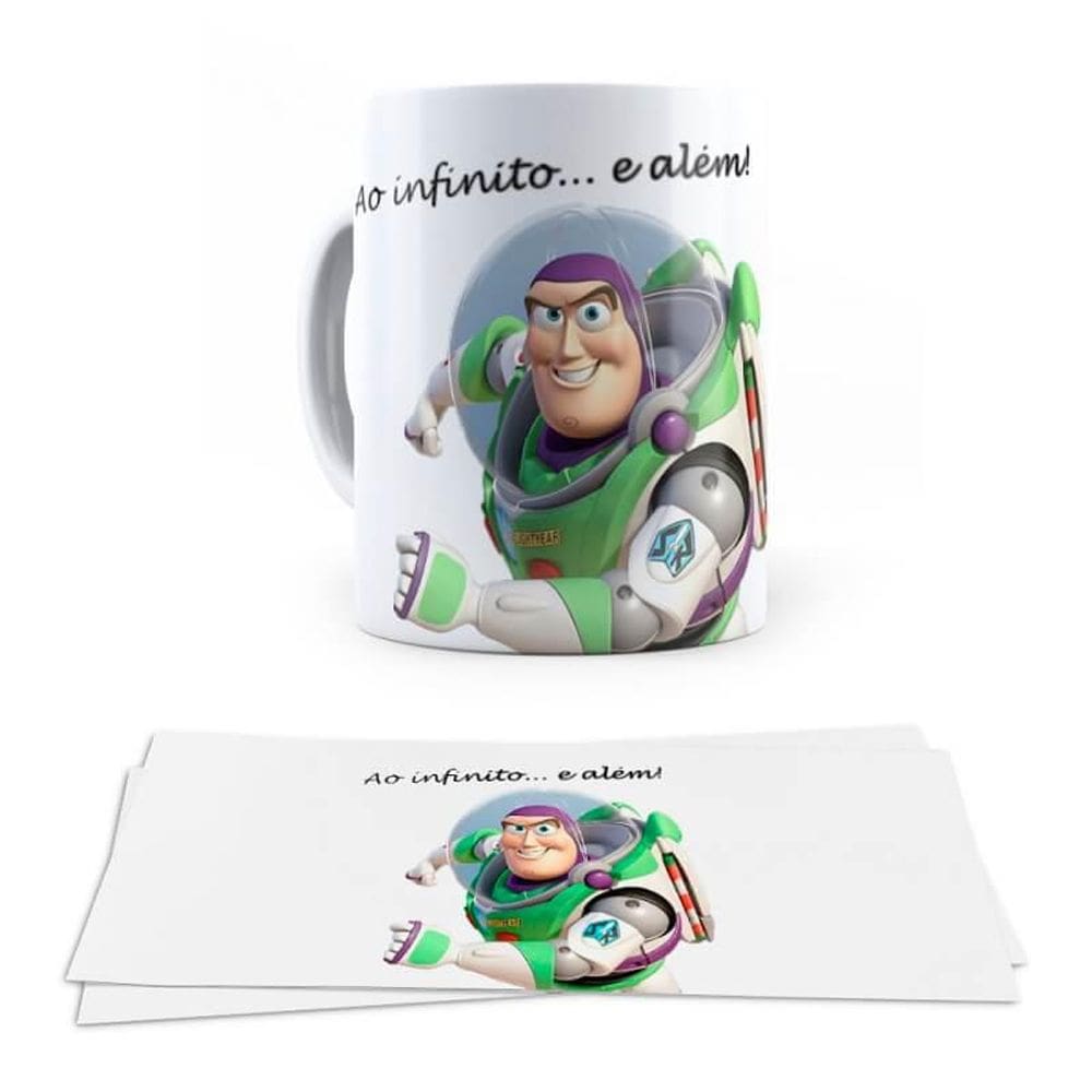 Caneca De Porcelana Padrão Personalizada Ideal 320Ml Branca