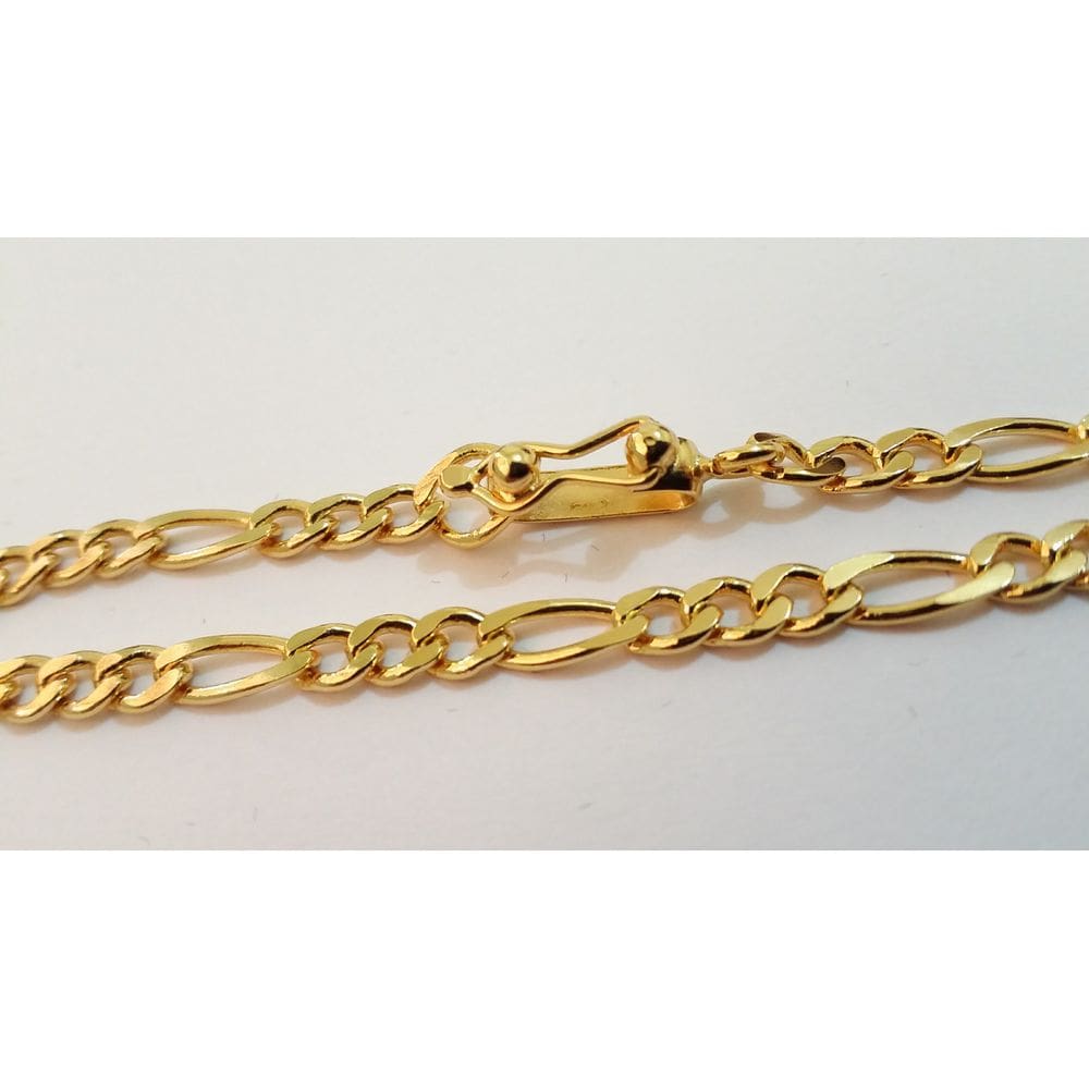 Pulseira masculina 3x1 folheada a ouro 18k