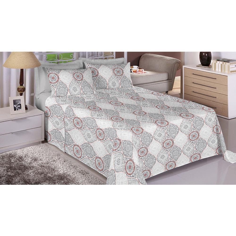 Jogo De Cama King 4 Peças 130 Fios Raul Sonhare Sultan