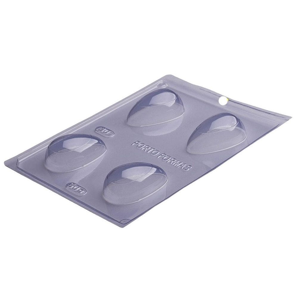 Forma De Chocolate Ovo Liso 50G Molde De Silicone Páscoa