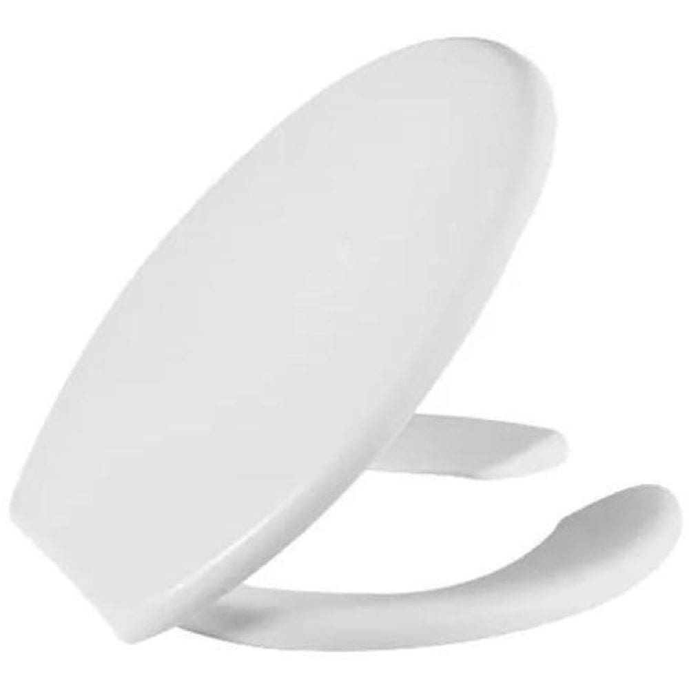 Assento Soft Oval Abertura Frontal Branco Astra