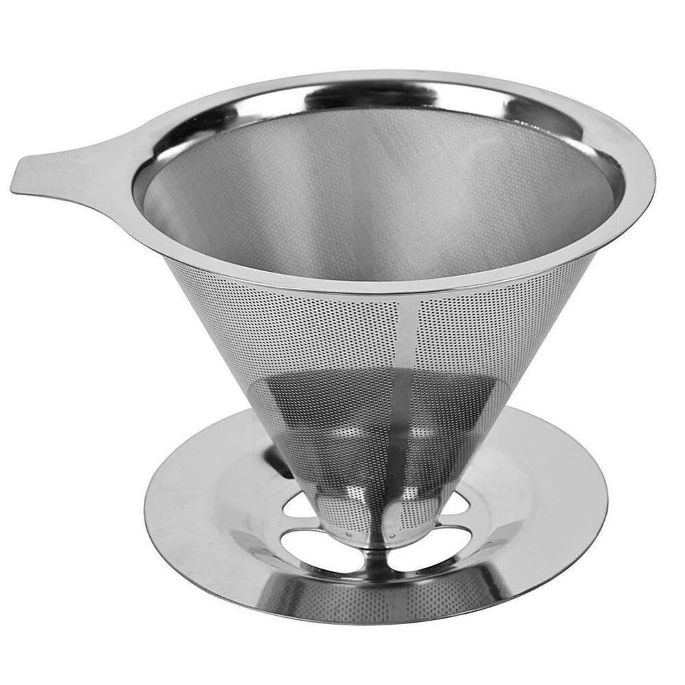Coador De Café Inox Pour Over Tamanho 101 Não Precisa Filtro
