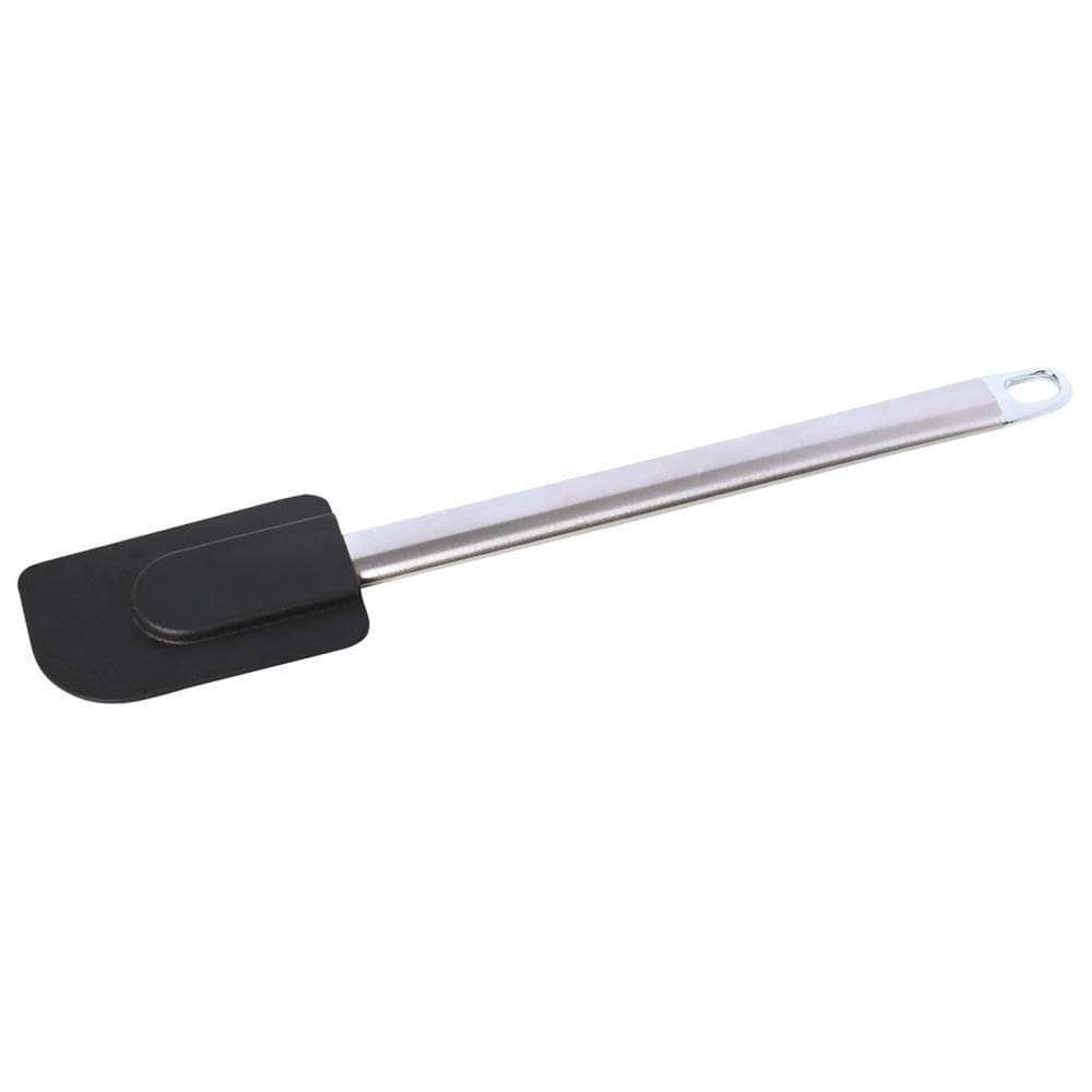 Espátula Para Bolo Em Silicone E Aço Inox Preto Mimo Style