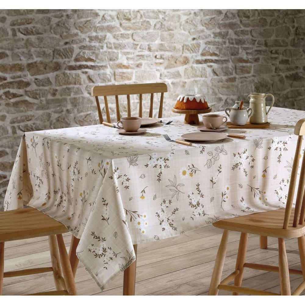 Toalha De Mesa Retangular Clean 8 Lugares Esmeralda Dohler