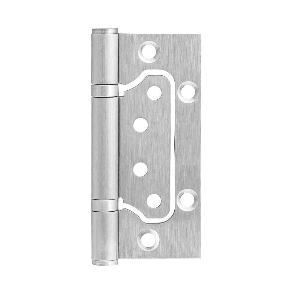 09 Dobradiça Porta Sobrepor Sem Rebaixo Inox 4`X3`X,2,2Mm