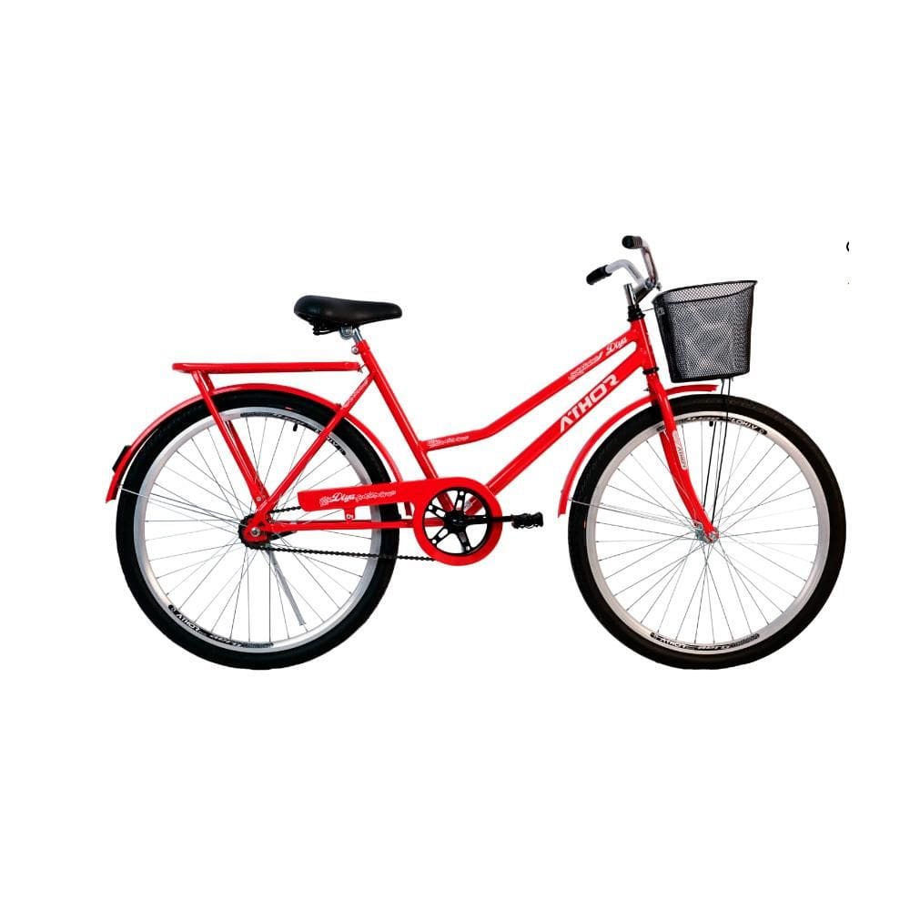 Bicicleta Athor Aro 26 Diya V Brake Com Cestão