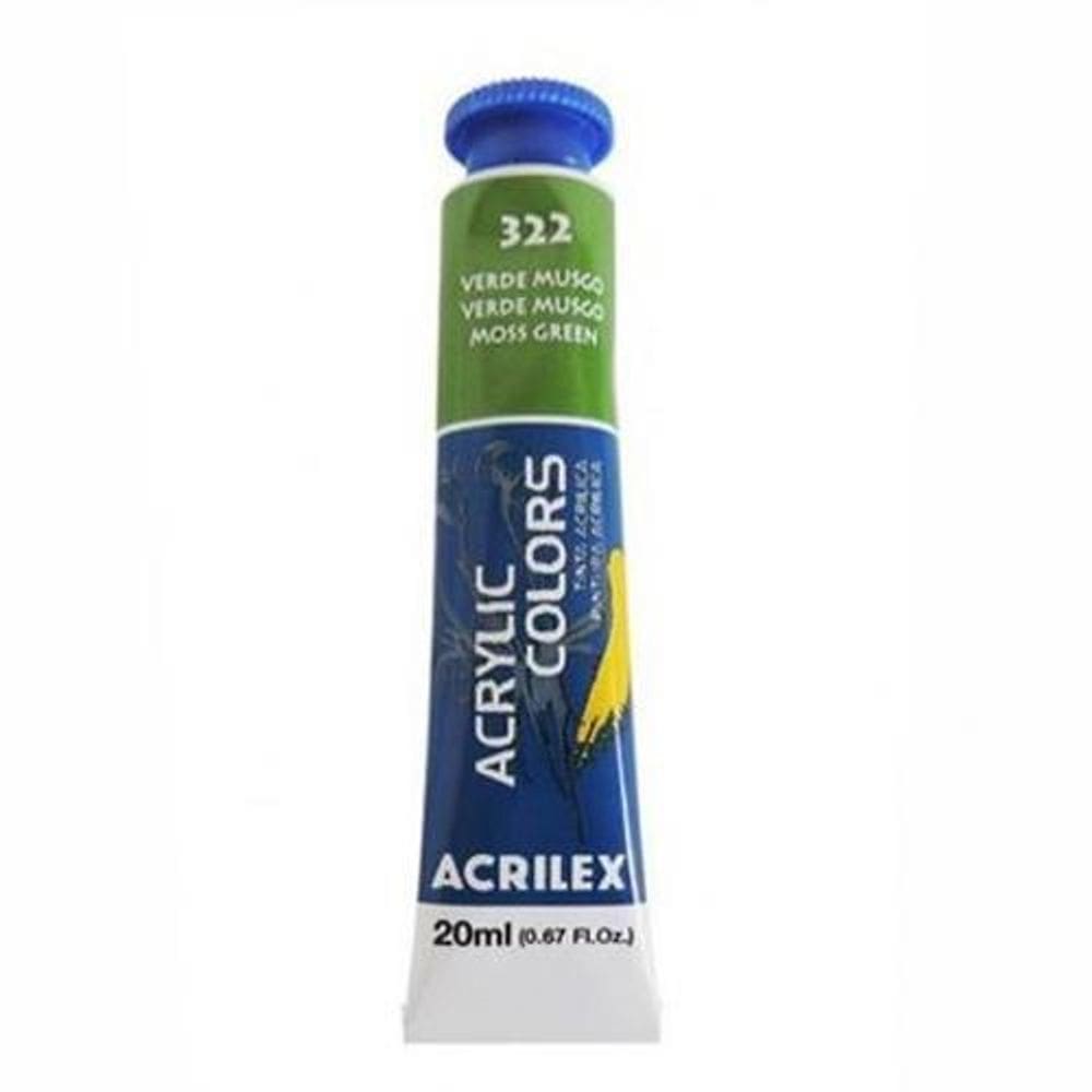 Tinta Acrílica  Verde Musgo 20 Ml - 322