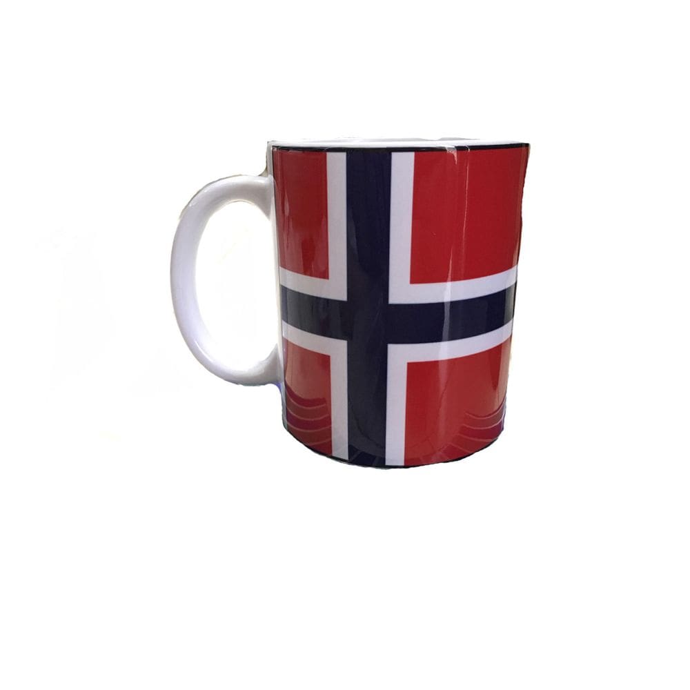 Caneca Da Bandeira De Noruega