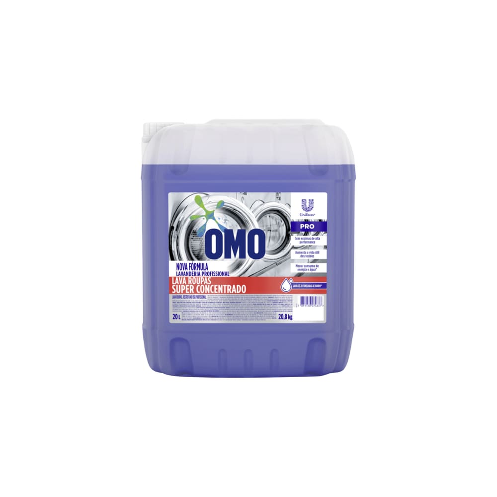 Lava Roupas Liquido Super Concentrado 20L Omo