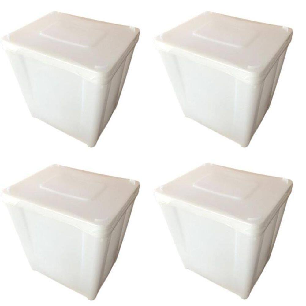 Potes Herméticos Plastico - Kit 04 Peças
