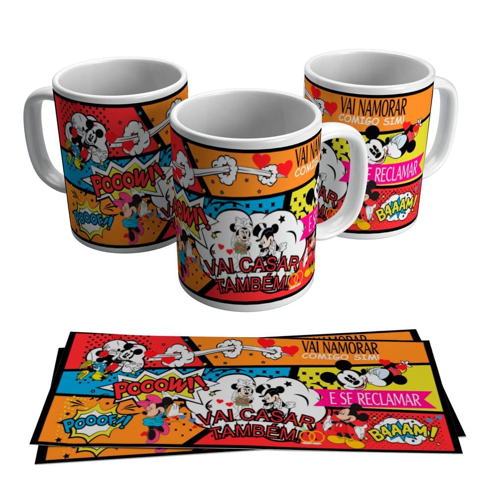 Caneca Vai Namorar Comigo Sim Se Reclamar Vai Casar 325ml