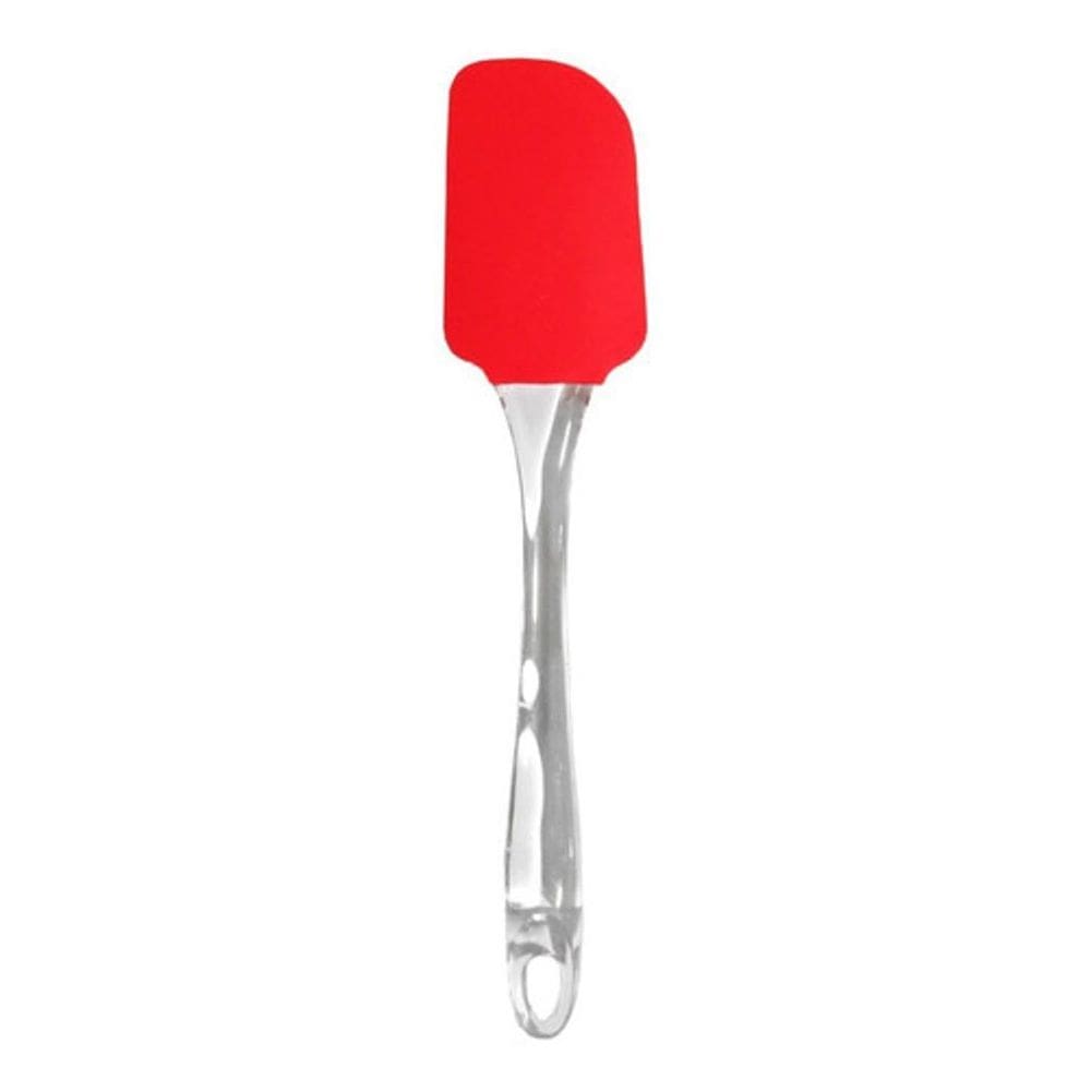 Espatula De Silicone Cabo Plástico Casa Cozinhar Vermelho