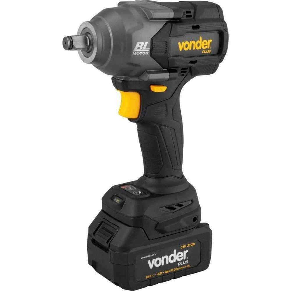 Chave Impacto à Bateria 1-2`` 20V Bivolt Civ212b Vonder Plus