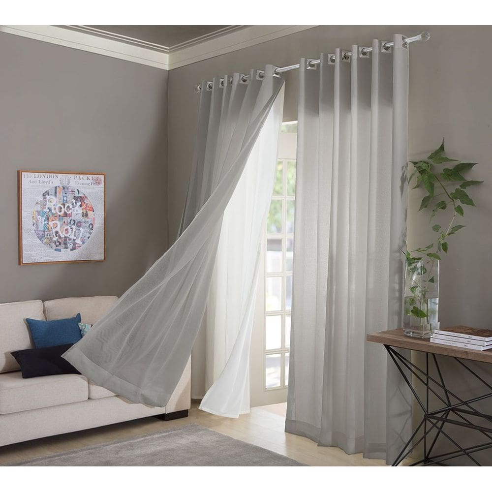 Cortina Voil Santorini 4,00m x 2,50m Castor Adomes