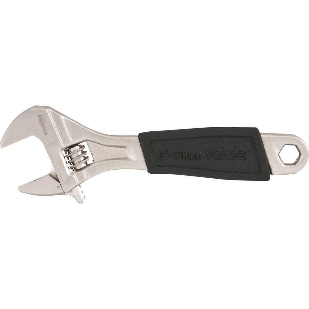 Chave Inglesa Ajustável 12” Aço Carbono Niquelada - Vonder