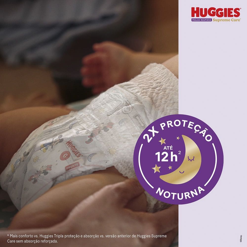 Fralda Roupinha Huggies Supreme Care Tamanho | Extra