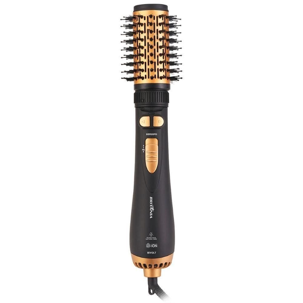 Escova Rotativa De Cabelos Ber20pd 1300w Britânia Bivolt