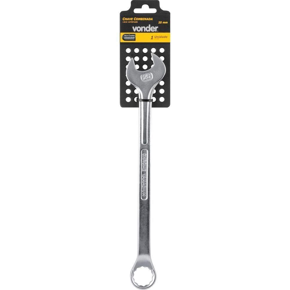 Chave Combinada 25 Mm Em Aço Cromo Vanádio Enc Vonder