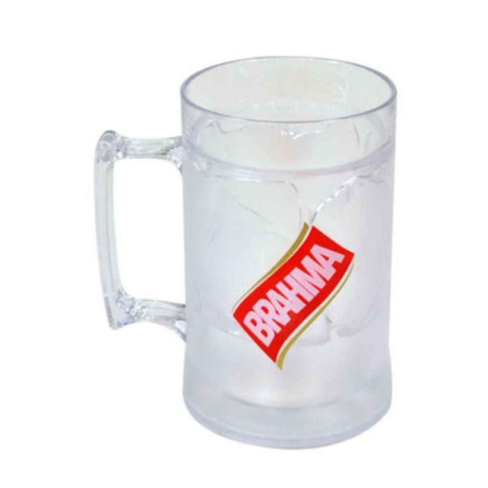 Caneca Gel Congelante Brahma 450ml - Bebida sempre gelada